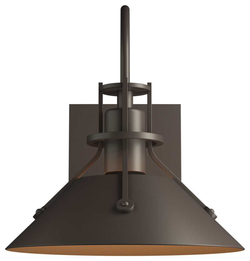 Henry Small Outdoor Sconce, Coastal Dark Smoke Finish