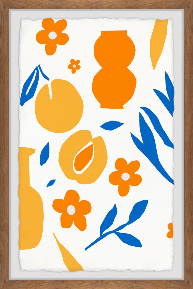 "Fresh Fruits" Framed Painting Print, 8x12