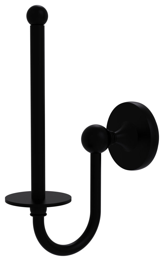 Shadwell Upright Toilet Tissue Holder, Matte Black