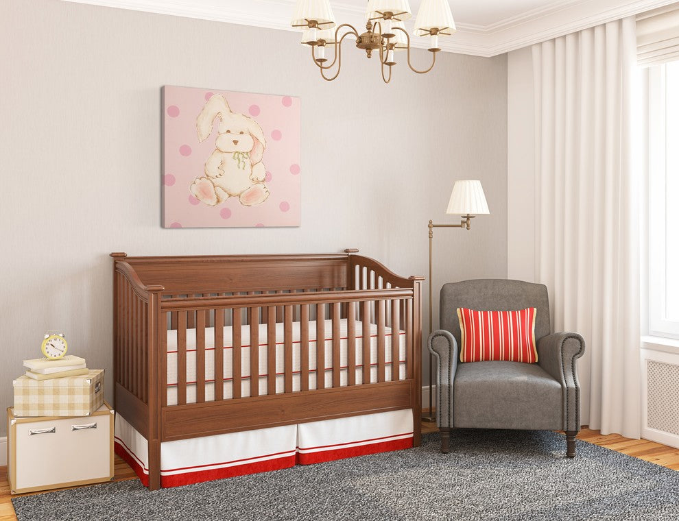 Marmont Hill, "Snuggly Bunny" by Reesa Qualia Painting on Wrapped Canvas, 48x48