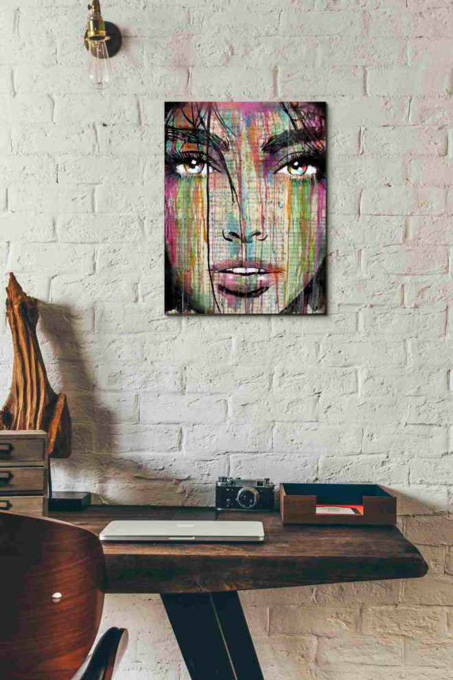 Epic Graffiti "Dark Kisses" by Loui Jover, Giclee Canvas Wall Art, 12"x16"