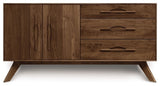 Copeland Audrey 3 Drawers On Right, 2 Doors On Left Buffet, Autumn Cherry