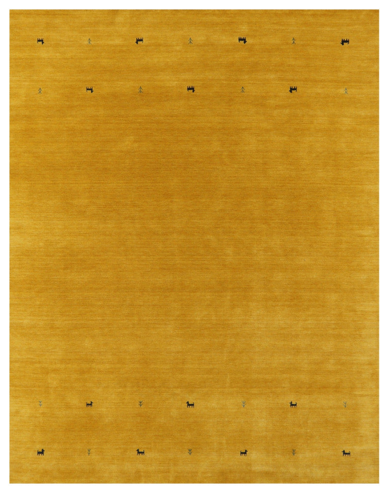 Persian Gabbeh Handmade Wool Rug 9' 0" X 12' 0" - Q15169
