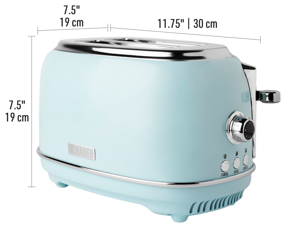 Heritage 2-Slice Wide Slot Toaster with Removable Crumb Tray