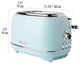 Heritage 2-Slice Wide Slot Toaster with Removable Crumb Tray