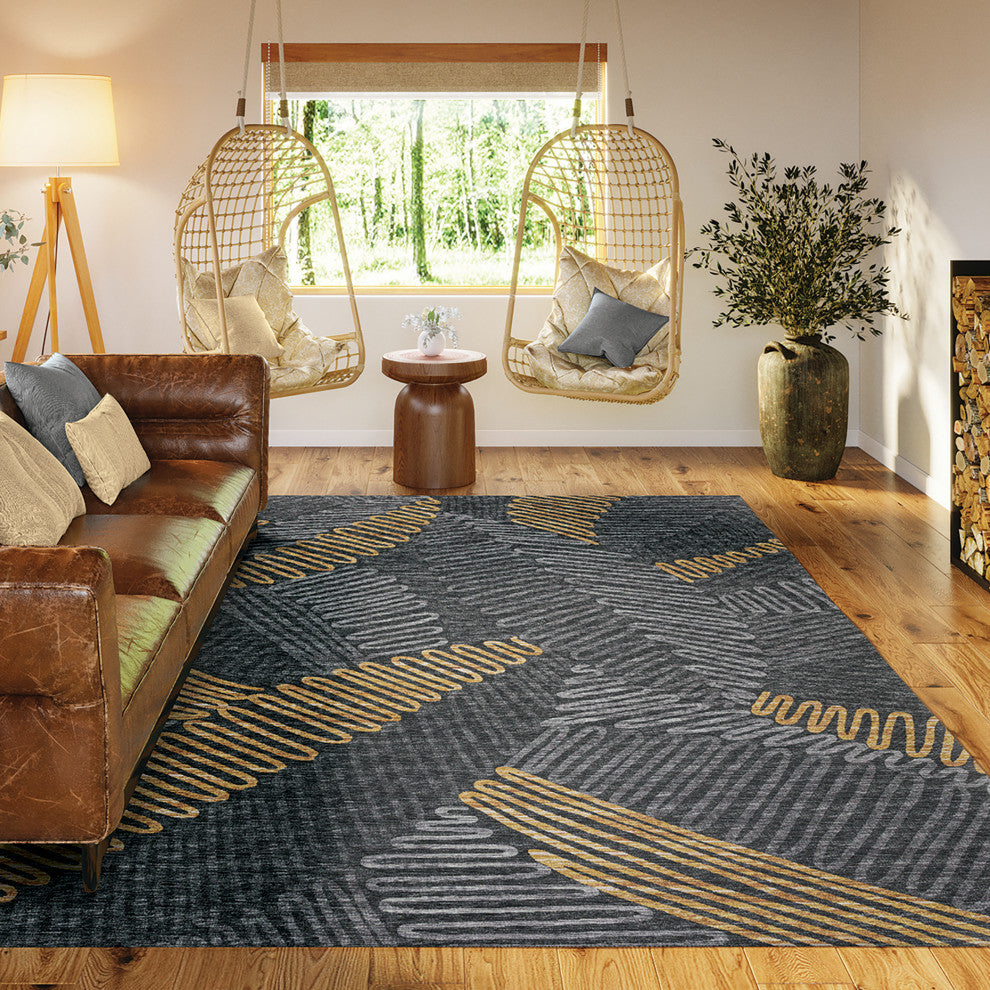Indoor/Outdoor Sedona SN11 Shadow Machine Washable 8' x 10' Rug