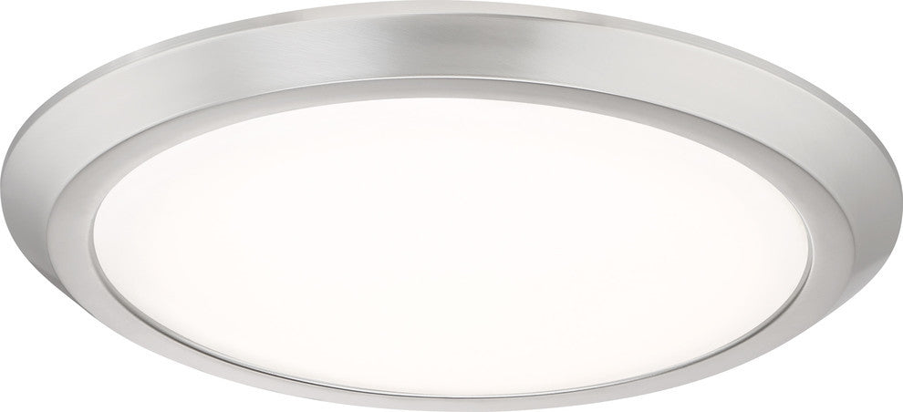 Quoizel VRG1616BN Flush Mount, Brushed Nickel Finish