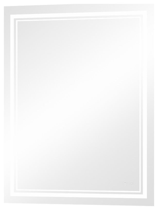 LED Bathroom Mirror, Anti-Fog Memory Dimmable IP54 Waterproof, 28"x36"