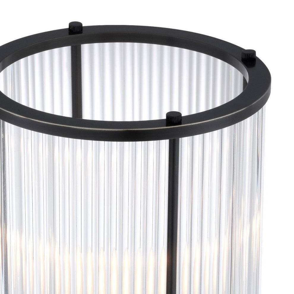 Bronze Rim Glass Hurricane - S | Eichholtz Mayson, Bronze Rim Glass Hurricane - M | Eichholtz Mayson