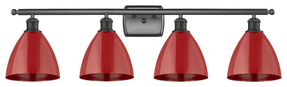 Innovations 516-4W-OB-MBD-75-RD 4 Light Bath Vanity Light, Oil Rubbed Bronze