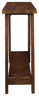 Rustic Modern Solid Wood Console Table, Walnut