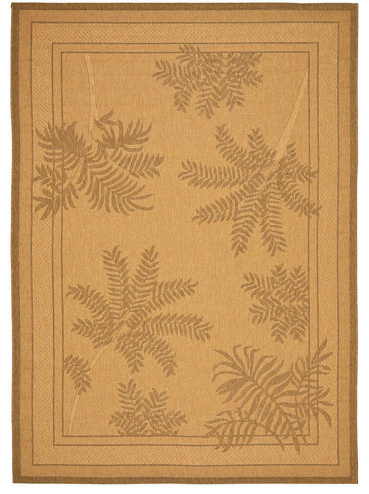 Safavieh Courtyard cy6683-39 Natural, Gold Area Rug, 4'0" X 5'7"