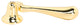 Utopia Alley Danbury Pendant Drop Pull, 2.7", Polished Gold, 10 Pack