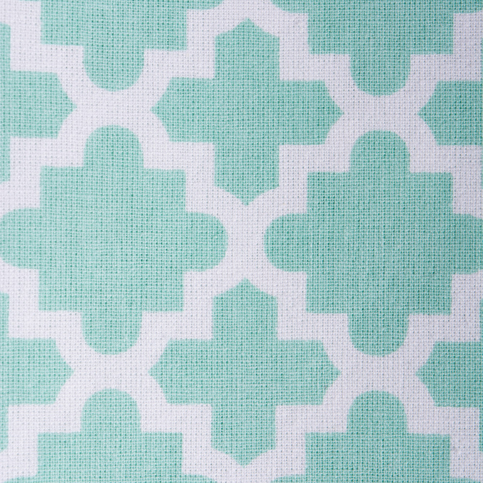 DII Aqua Lattice Dishtowel, Set of 2