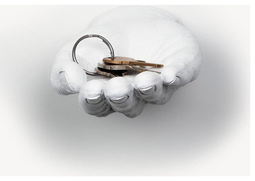 Interior Illusions Plus White Hand out wall Mount, 7.5" long