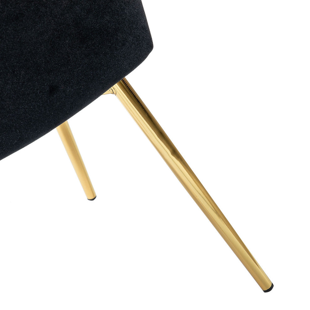 Milia Dining Chair Set of 4, Black