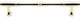 Nouveau Bamboo Appliance Pull 7" (c-c) - Polished Brass