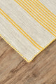 Weave & Wander Granberg Eco-Friendly PET Rug, Gold, 2' X 3'