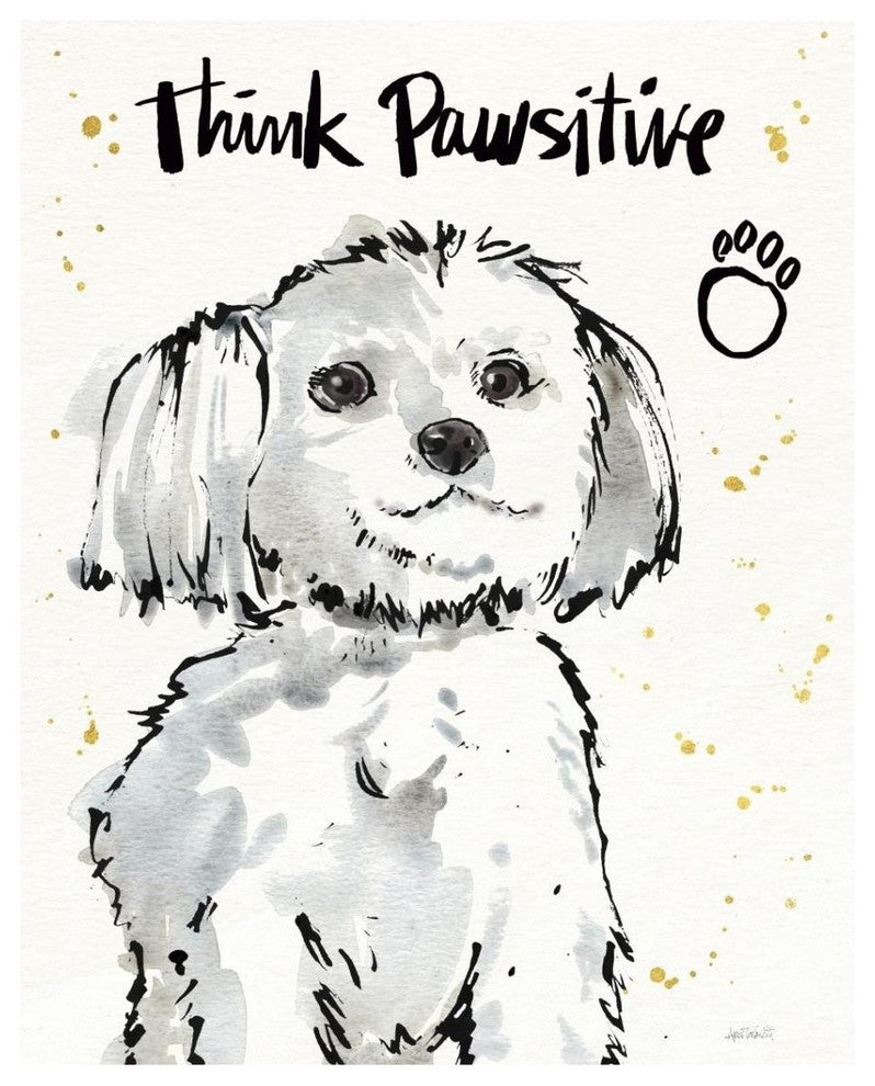"Strike a Paws IX" Digital Paper Print by Anne Tavoletti, 30"x37"