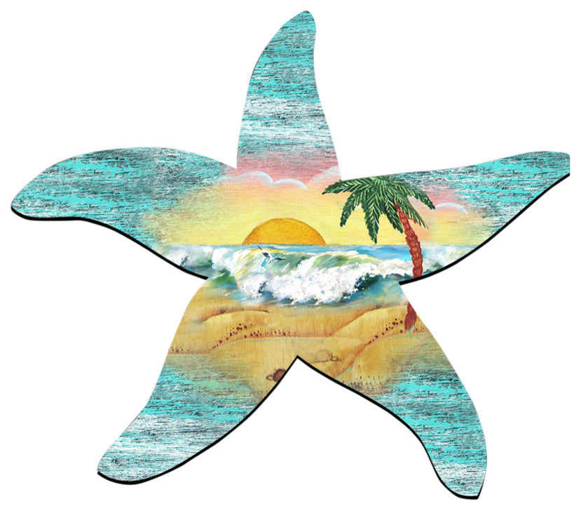 Starfish Scenic Door Hanger