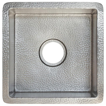 Native Trails CPS34 Cantina 13" Undermount Single Basin Copper - Brushed Nickel