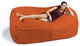 7' Giant Bean Bag Sofa, Mandarin