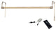 21" Tru-Slim Gallery Light, Antique Brass With Plug-in and Remote