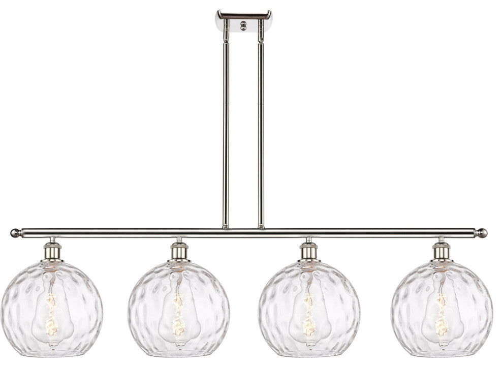 Innovations 516-4I-PN-G1215-10 4 Light Island Light, Polished Nickel