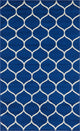 Unique Loom Light Gray Rounded Trellis Frieze 4' 0 x 6' 0 Area Rug