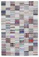 Rug N Carpet - Handmade Anatolian 6' 8'' x 9' 11'' Rustic Patchwork Kilim Rug
