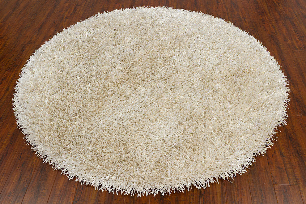 Tirish Contemporary Area Rug, 7'9" Round