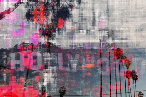 "Hollywood Dreams" Fine Art Canvas Print, 24"x16"