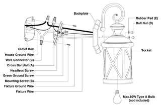 Henderson Black Motion Sensor Dusk to Dawn Outdoor Wall Light