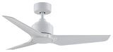 Fanimation TriAire Custom Ceiling Fan, Matte White, 44"