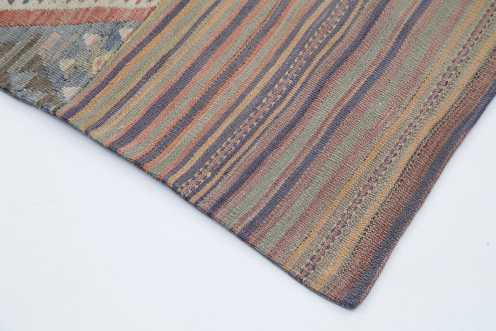 Rug N Carpet - Handmade Anatolian 6' 8'' x 9' 11'' Unique Patchwork Kilim Rug