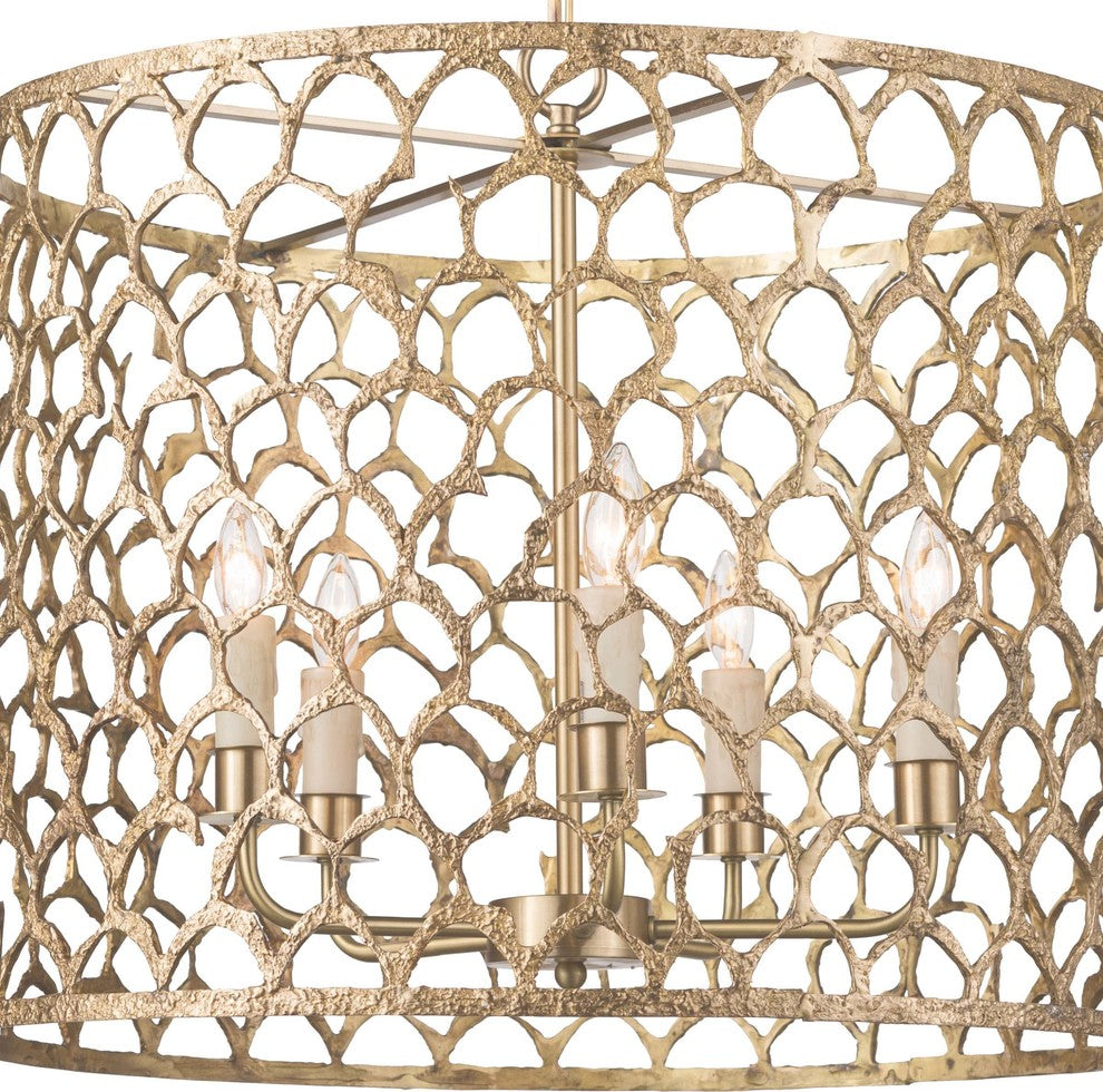 Cabana Chandelier (Brass)