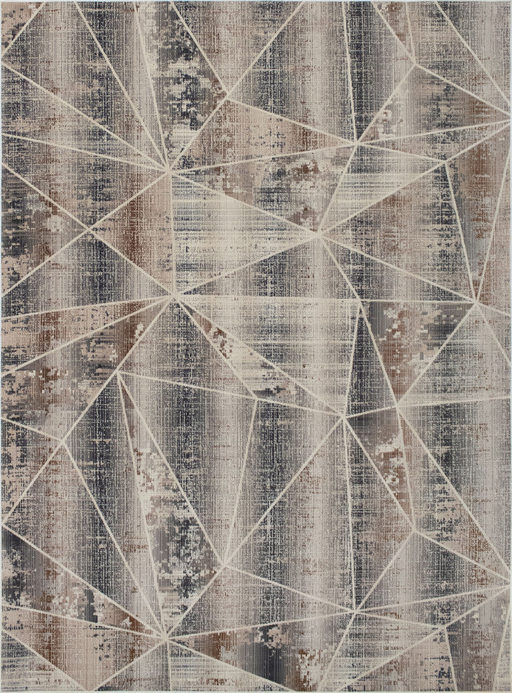 Noori Rug Low-Pile Lyman Grey/Brown Rug