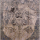 Ahgly Company Indoor Square Mid-Century Modern Area Rugs, 5' Square