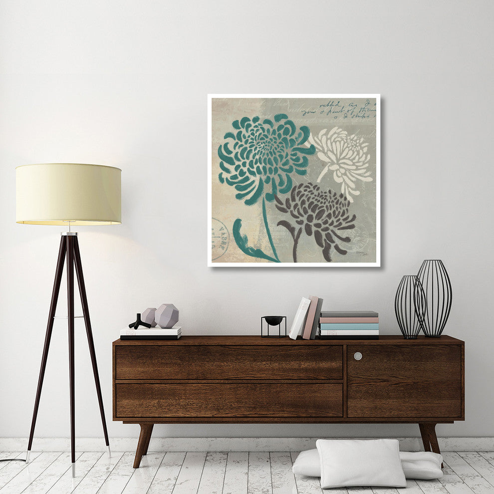 "Chrysanthemums I" Digital Paper Print by Wellington Studio, 42"x42"