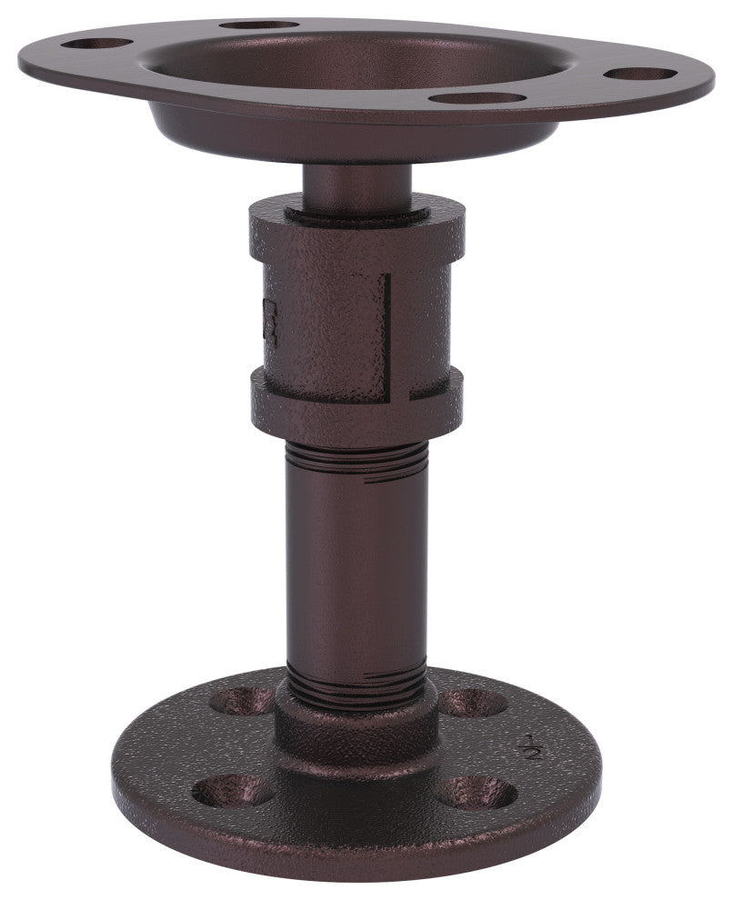 Pipeline Vanity Top Toothbrush Holder, Antique Bronze