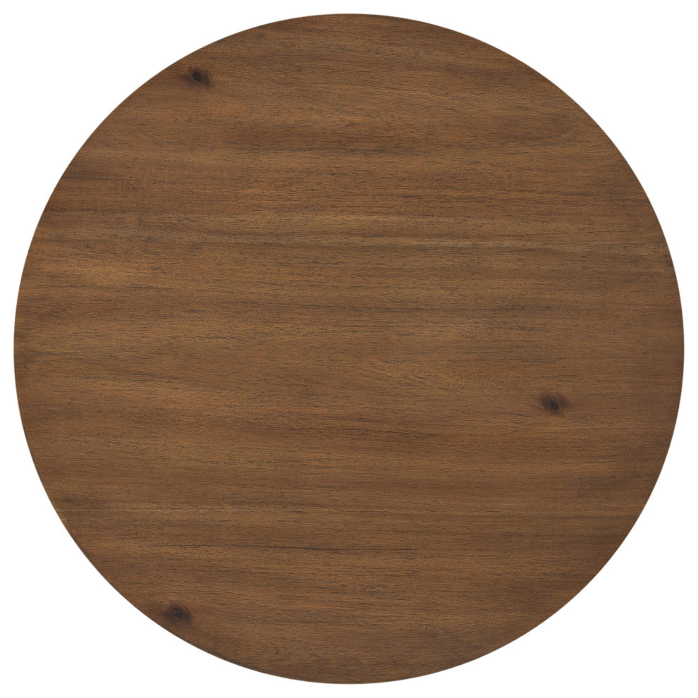 Paden End Table-Seasoned Brown Acacia