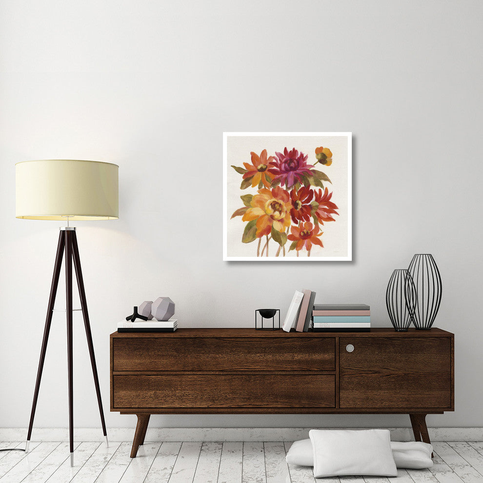 "English Garden I" Digital Paper Print by Silvia Vassileva, 32"x32"