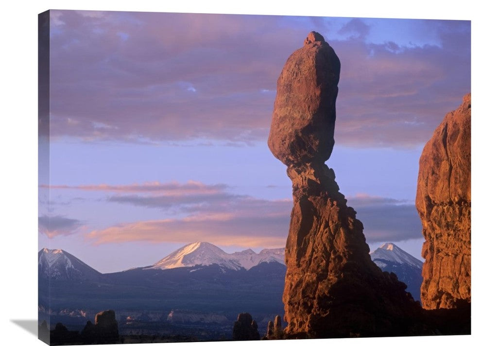 "La Sal Mountains And Balanced Rock, Arches National Park, Utah" Artwork