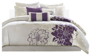 Madison Park Sateen Printed Comforter 7-Piece Set, California King