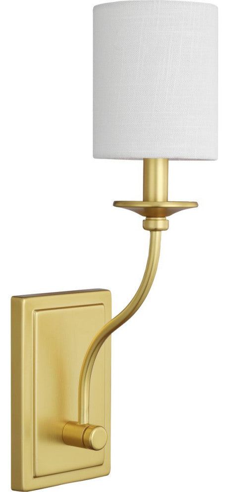 Bonita Collection Satin Brass 1-Light Wall Sconce