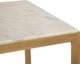 Evert Coffee Table, Rectangular, Low, White