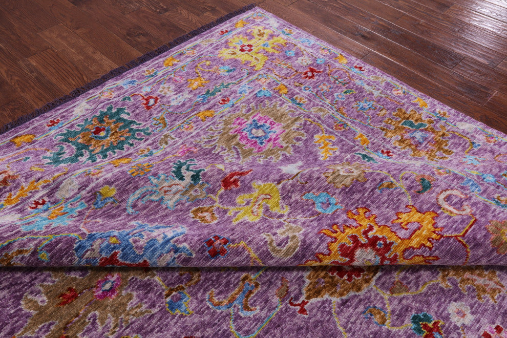 Turkish Oushak Hand Knotted Wool Rug 9' 4" X 12' 1" - Q14802