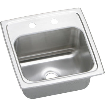 Elkay BPSR15 Celebrity 15" Drop In Single Basin Stainless Steel - 3 Faucet