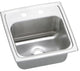 Elkay BPSR15 Celebrity 15" Drop In Single Basin Stainless Steel - 3 Faucet