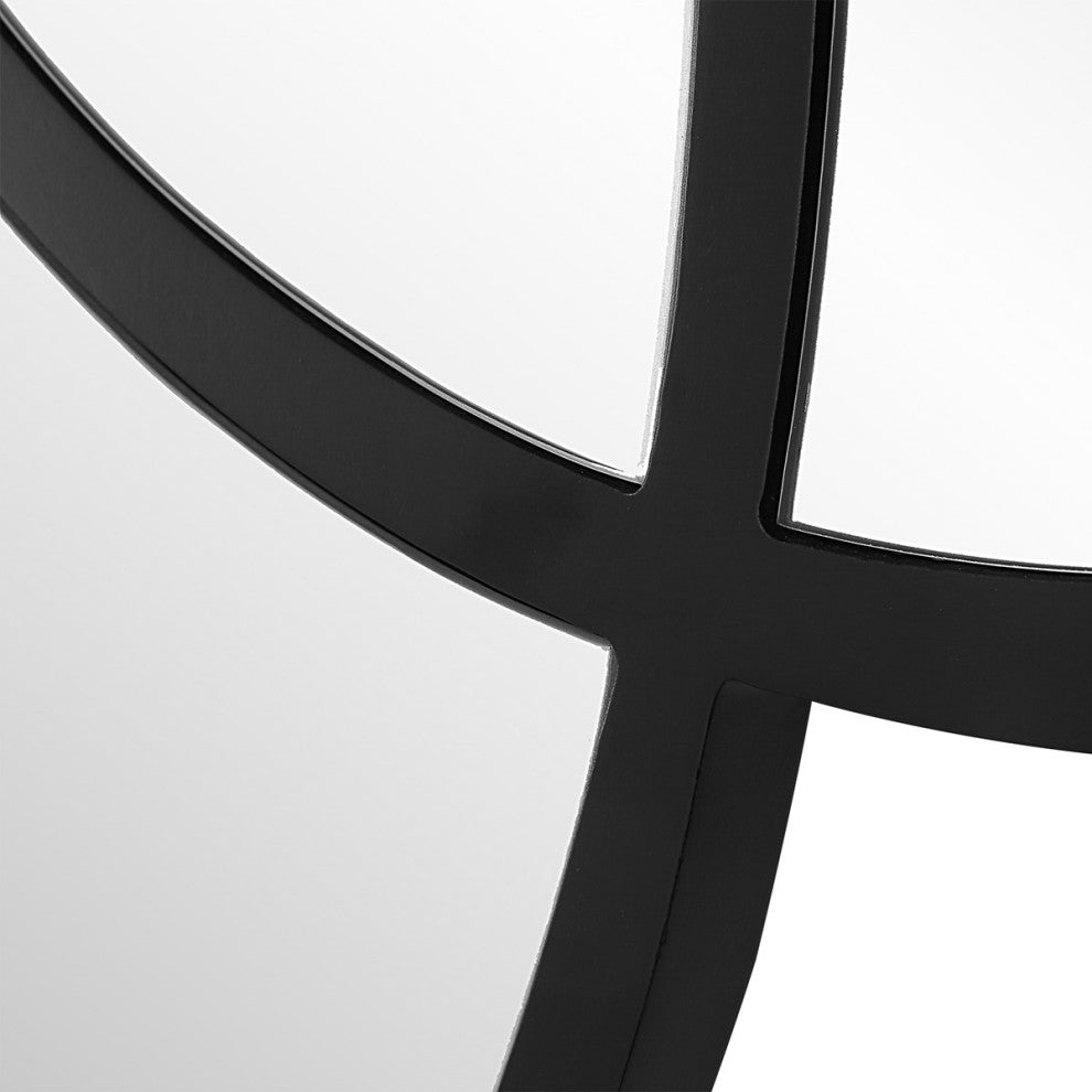 Uttermost Droplet Circle Mirror 09804, Black